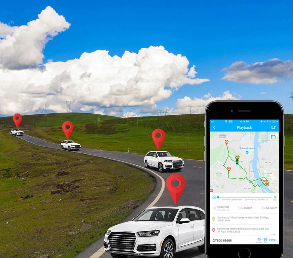 lokator do auta gps lokalizace automobilu přes app mobil