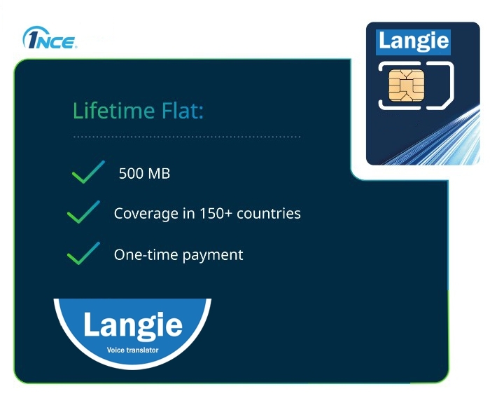 langie ultra sim 150 zemí 2g 3g 4g lte