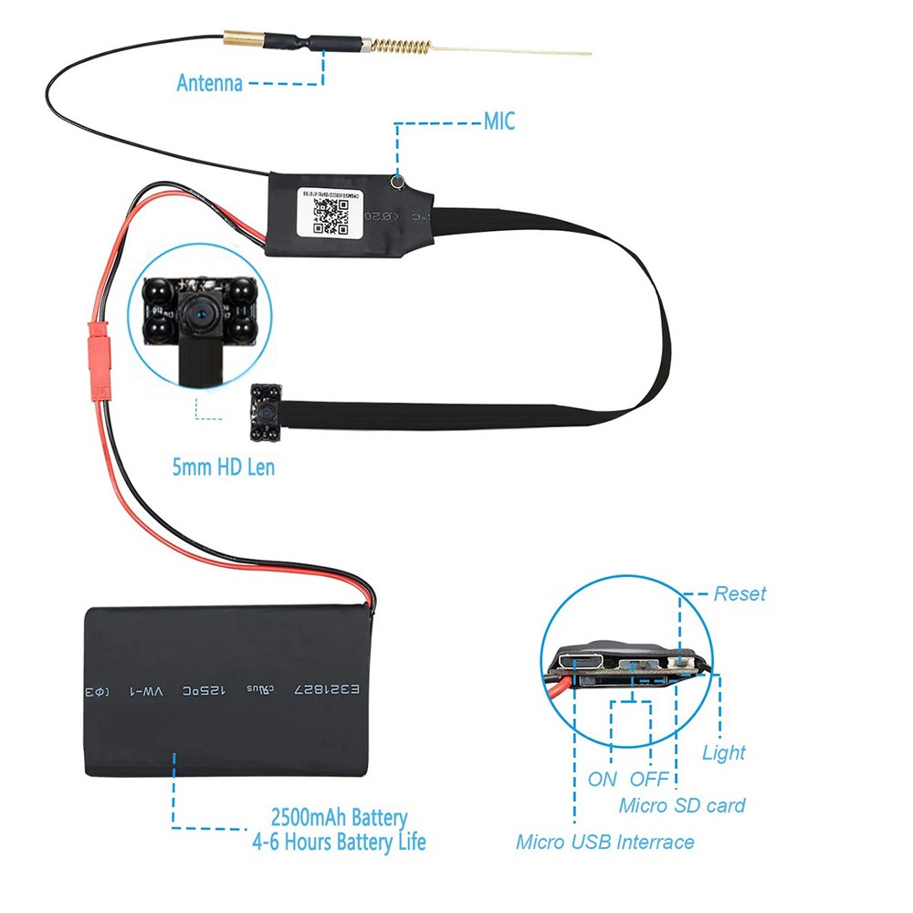 spy pinhole kamera s wifi